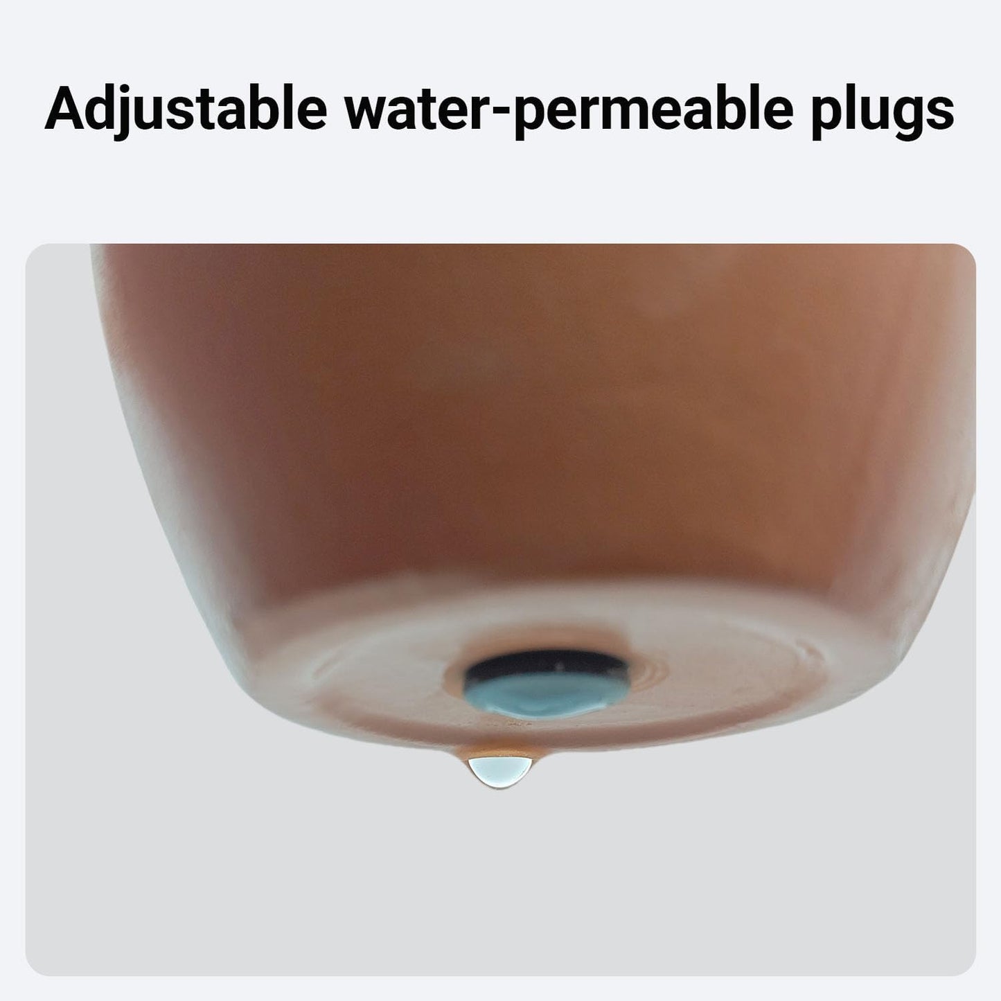 4 PCS Smiley Face Ceramic Self-Watering Pots with Cork Lids – Automatic Plant Irrigation Stakes for Indoor & Outdoor Gardening
